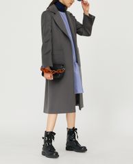 MAX&Co. - Đầm mini cổ tròn tay ngắn Techno Taffeta