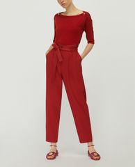 MAX&Co. - Áo cardigan nữ tay lỡ cổ tròn Jewel Buttons