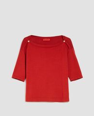 MAX&Co. - Áo cardigan nữ tay lỡ cổ tròn Jewel Buttons