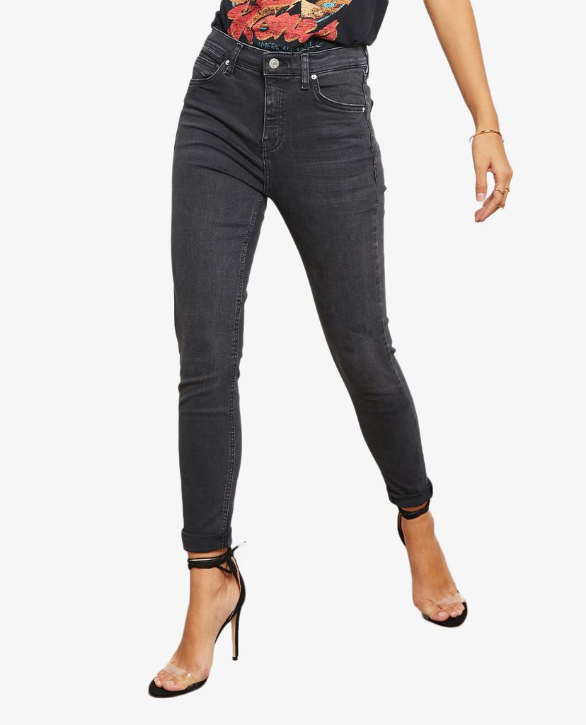 TOPSHOP - Quần jeans nữ lưng cao phom skinny Jamie High Rise