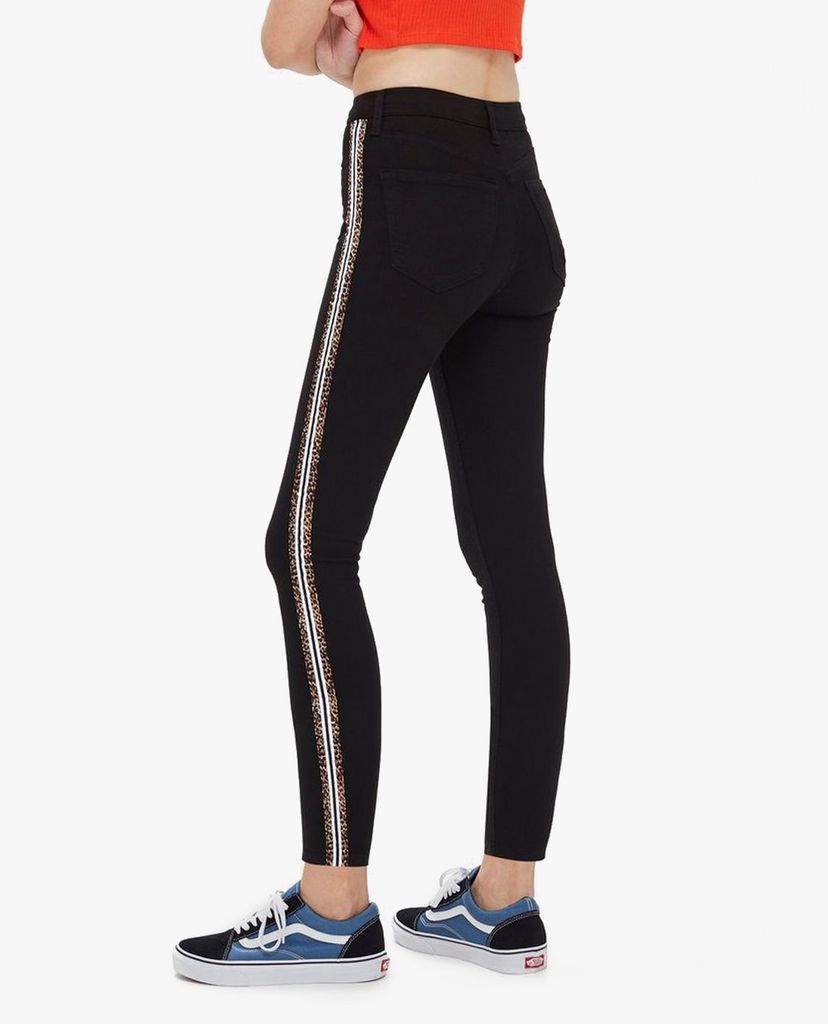 TOPSHOP - Quần jeans nữ phom skinny PETITE Side Stripe