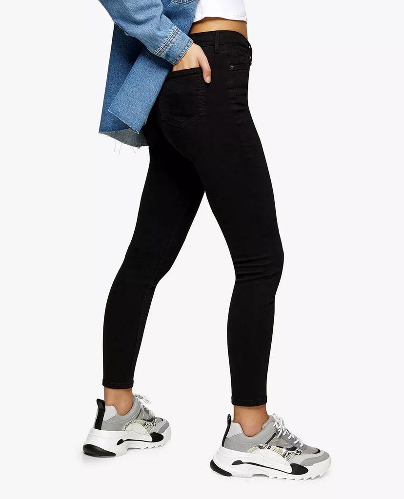 TOPSHOP - Quần jeans nữ phom skinny Black Jamie