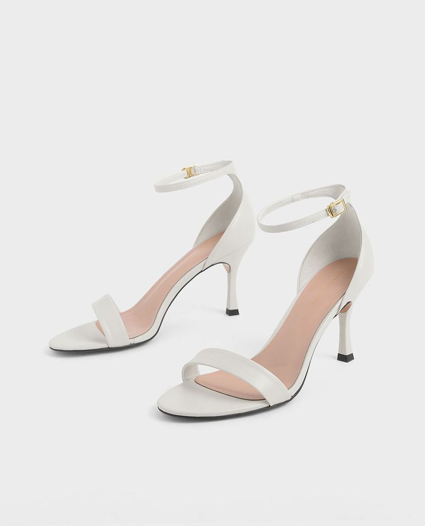 CHARLES & KEITH - Giày cao gót hở mũi Ankle Strap