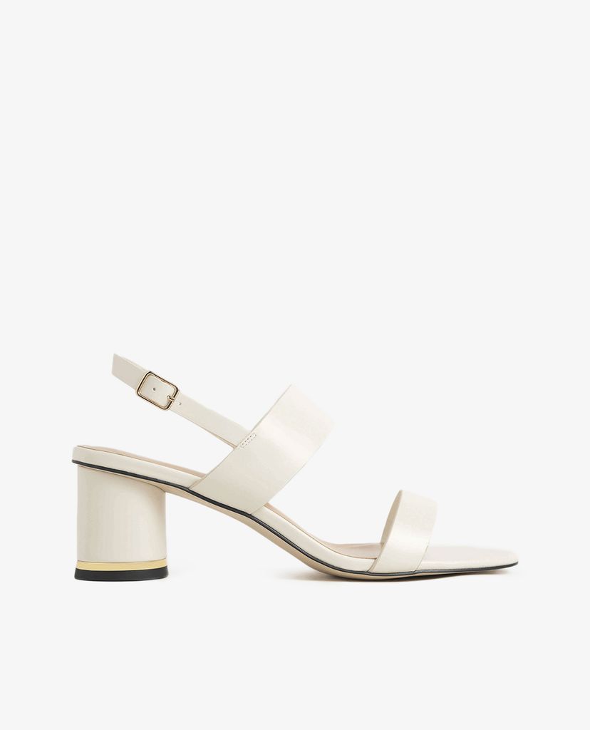 CHARLES & KEITH - Giày cao gót sandal quai ngang Cylindrical