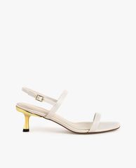 CHARLES & KEITH - Giày cao gót quai ngang Metallic Ankle Strap