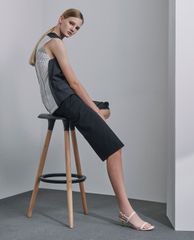 CHARLES & KEITH - Giày cao gót quai ngang Metallic Ankle Strap