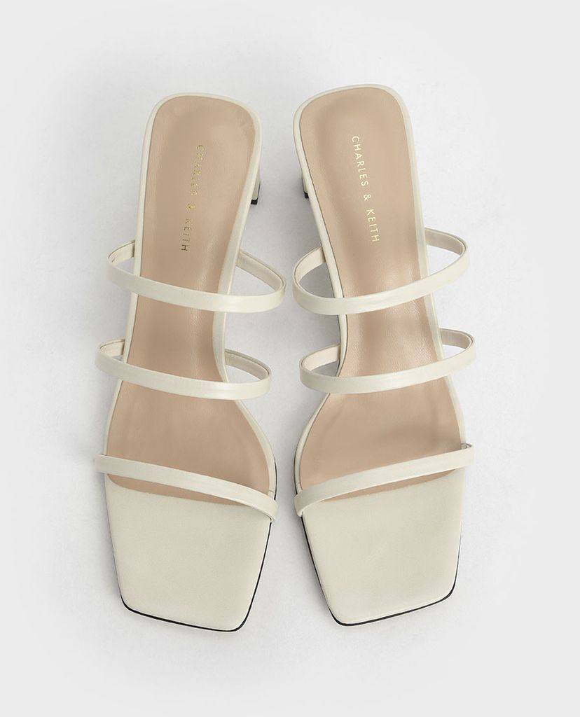 CHARLES & KEITH - Giày cao gót quai ngang Glitter Strappy Blade