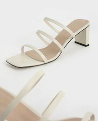 CHARLES & KEITH - Giày cao gót quai ngang Glitter Strappy Blade
