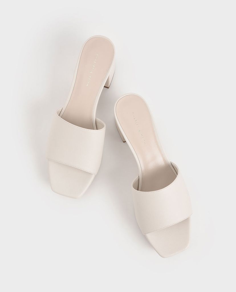 CHARLES & KEITH - Giày cao gót đế trụ Platform