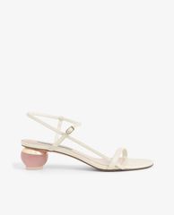 CHARLES & KEITH - Giày sandal cao gót Sculptural Heel Ankle Strap
