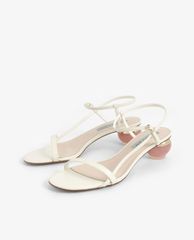CHARLES & KEITH - Giày sandal cao gót Sculptural Heel Ankle Strap