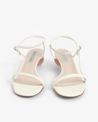 CHARLES & KEITH - Giày sandal cao gót Sculptural Heel Ankle Strap