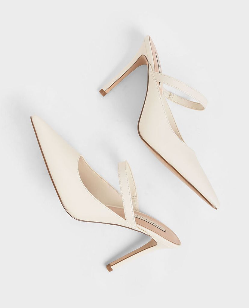CHARLES & KEITH - Giày cao gót mũi nhọn Mary Jane Stiletto