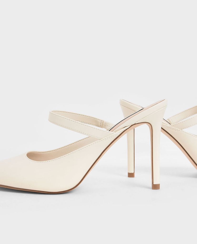 CHARLES & KEITH - Giày cao gót mũi nhọn Mary Jane Stiletto