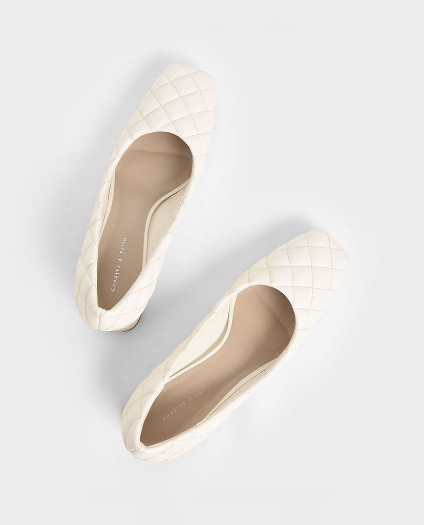 CHARLES & KEITH - Giày cao gót Quilted Pumps