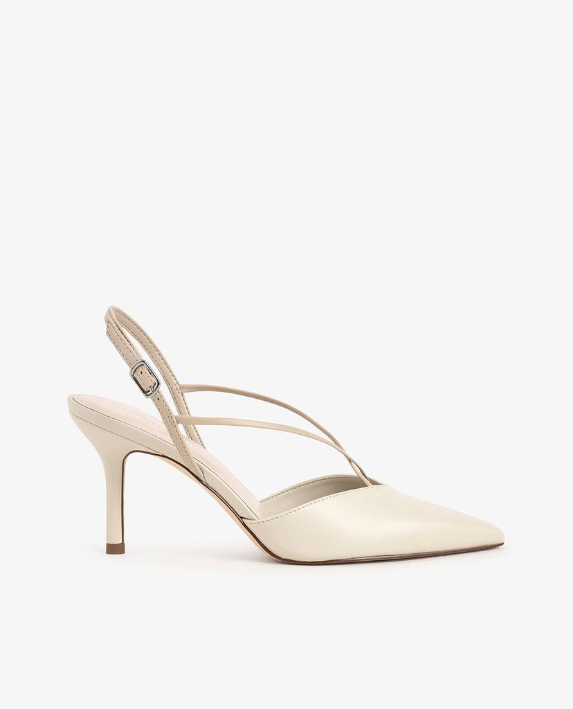 CHARLES & KEITH - Giày cao gót mũi nhọn quai chéo hiện đại