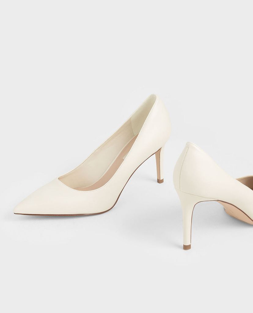 CHARLES & KEITH - Giày cao gót mũi nhọn Glitter Stiletto Pumps