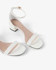 CHARLES & KEITH - Giày sandal cao gót hở mũi Ankle Strap