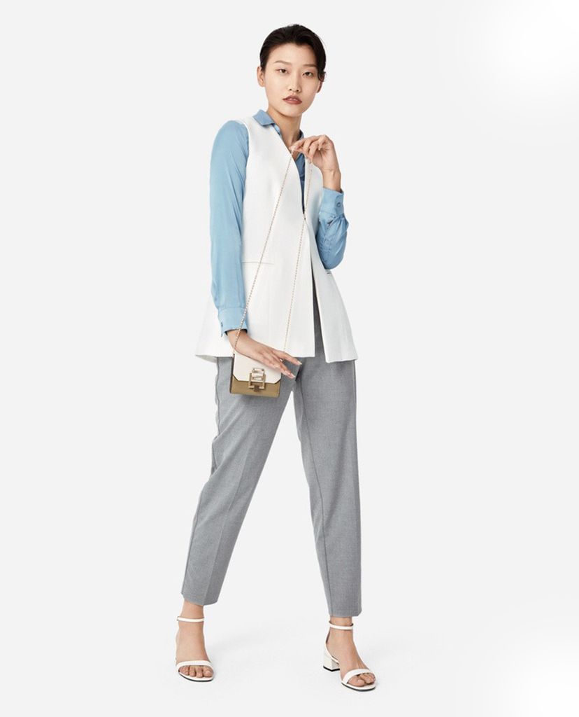 CHARLES & KEITH - Giày sandal cao gót hở mũi Ankle Strap
