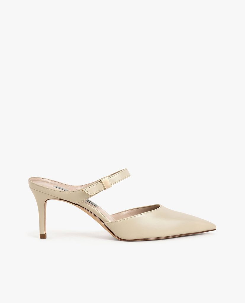 CHARLES & KEITH - Giày cao gót mũi nhọn hở gót hiện đại
