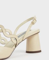 CHARLES & KEITH - Giày cao gót mũi nhọn Woven Strap Slingback