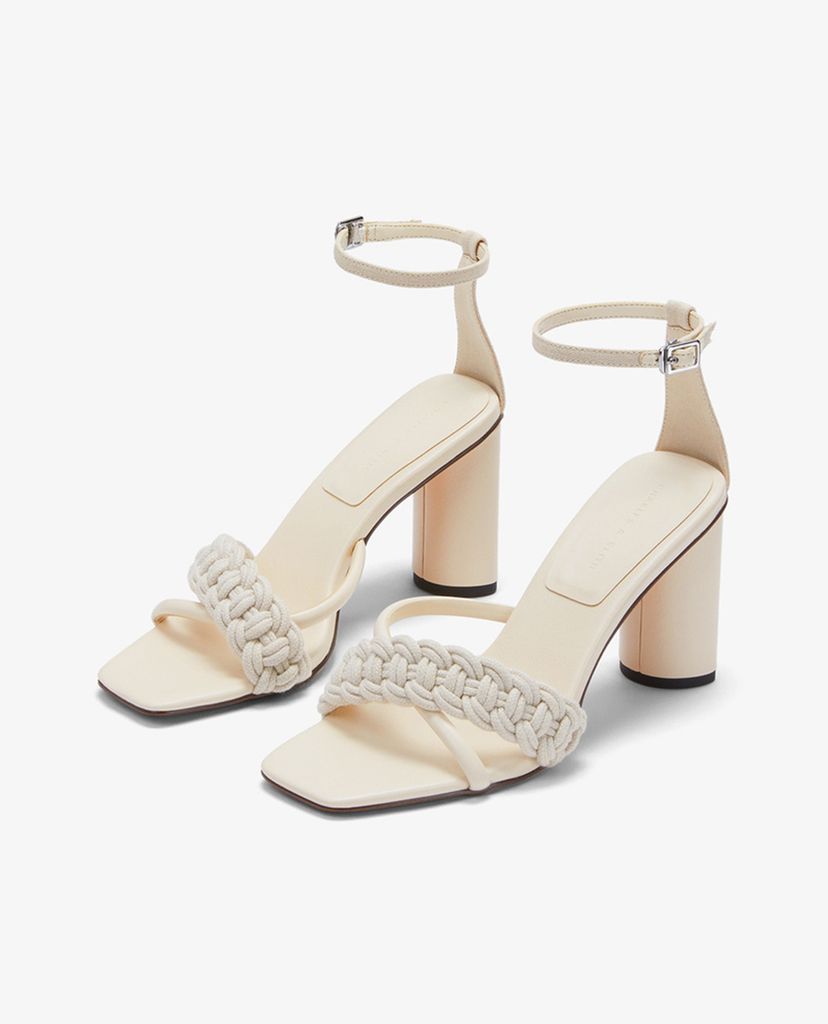 CHARLES & KEITH - Giày cao gót đế trụ thời trang