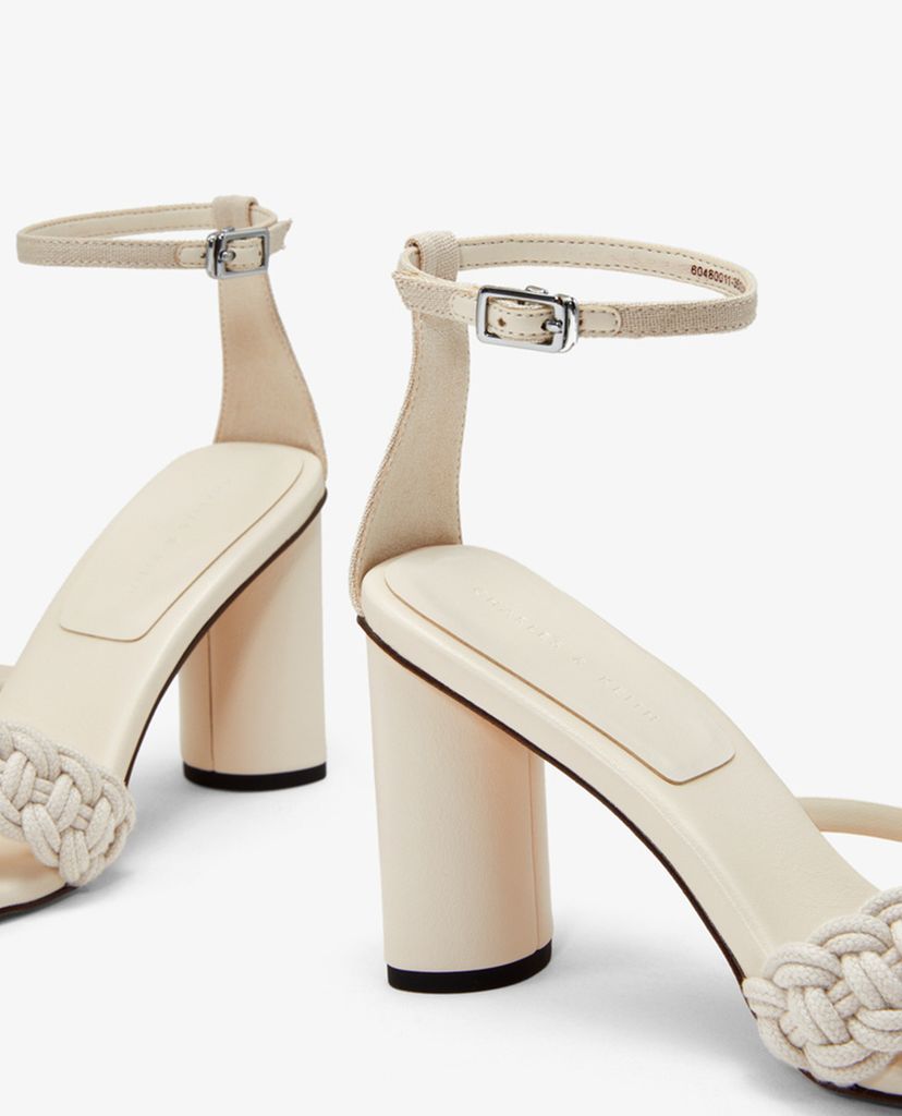 CHARLES & KEITH - Giày cao gót đế trụ thời trang