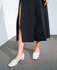 CHARLES & KEITH - Giày cao gót mũi vuông đế trụ Square Toe Penny