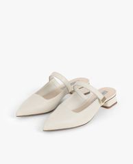 CHARLES & KEITH - Giày mules mũi nhọn Mary Jane