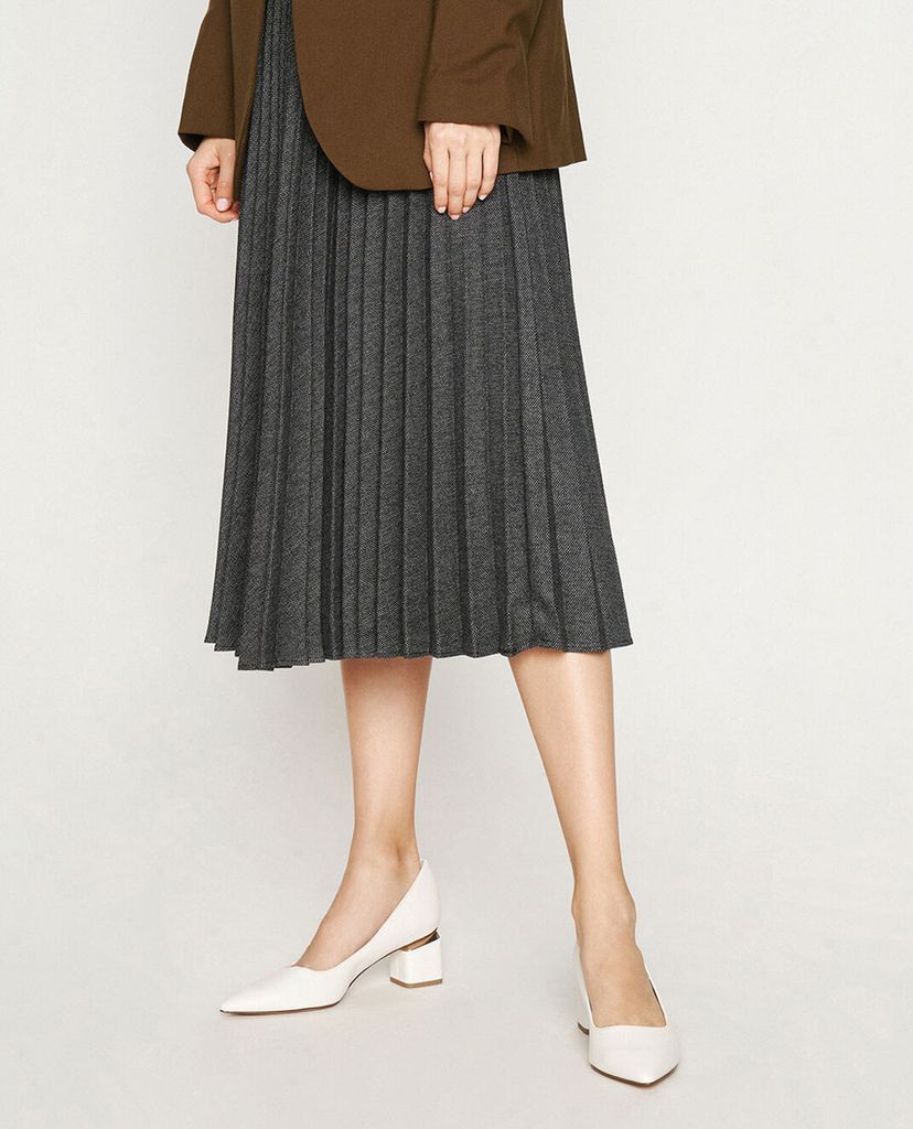 CHARLES & KEITH - Giày cao gót mũi nhọn Metal Accented Pointed