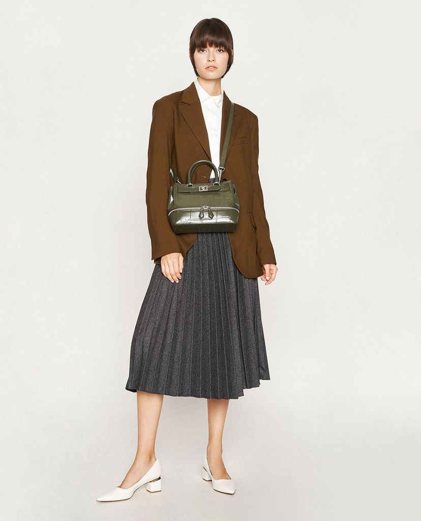 CHARLES & KEITH - Giày cao gót mũi nhọn Metal Accented Pointed