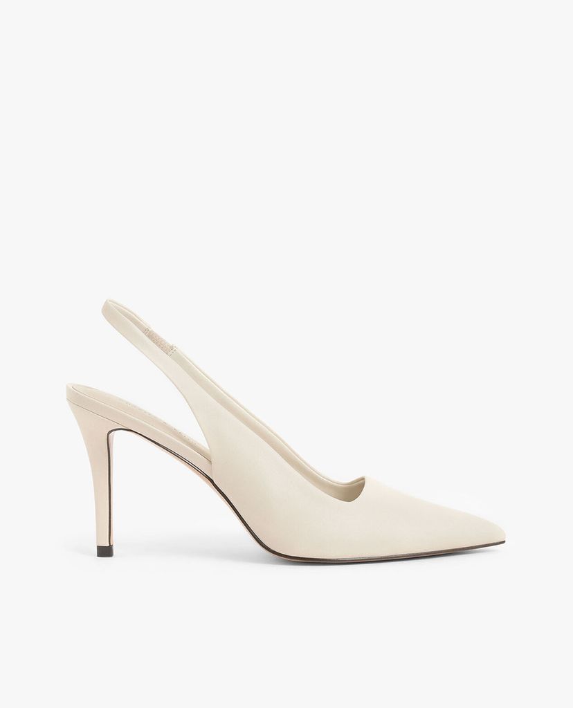 CHARLES & KEITH - Giày cao gót mũi nhọn Slingback Pointed