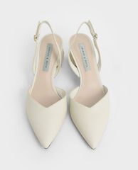 CHARLES & KEITH - Giày cao gót mũi nhọn Trapeze Heel Slingback