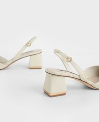 CHARLES & KEITH - Giày cao gót mũi nhọn Trapeze Heel Slingback
