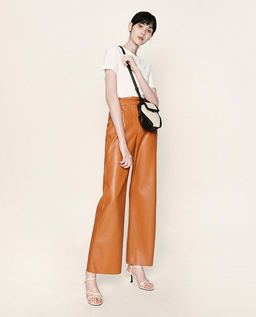 CHARLES & KEITH - Giày cao gót hở mũi phối quai thời trang