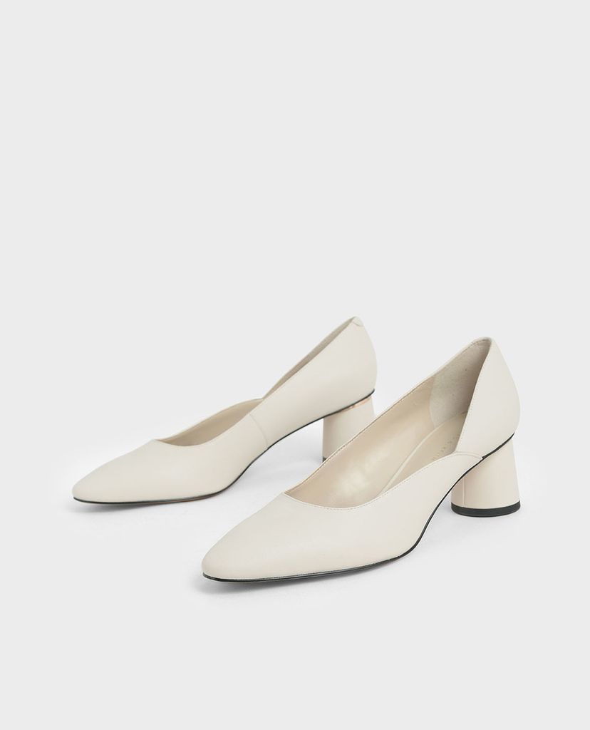 CHARLES & KEITH - Giày cao gót mũi nhọn Cylindrical
