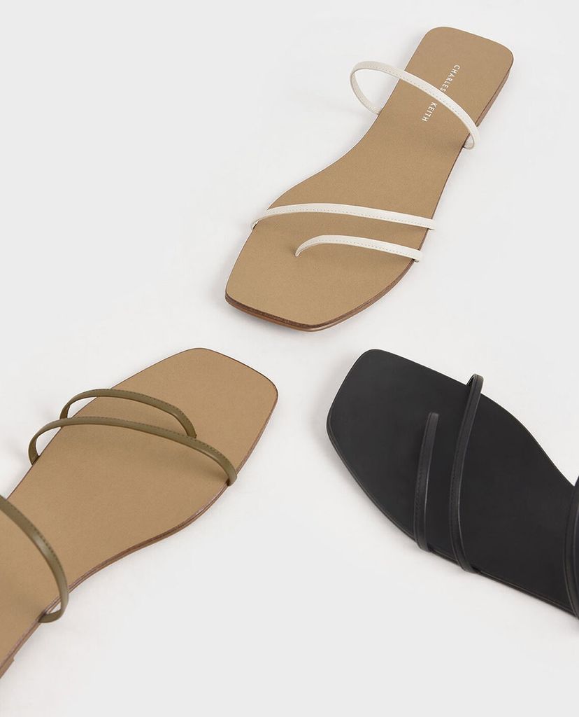 CHARLES & KEITH - Giày sandals quai ngang Strappy Thong