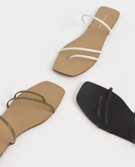 CHARLES & KEITH - Giày sandals quai ngang Strappy Thong