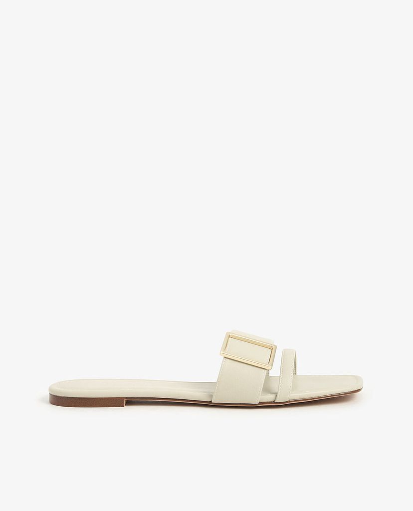 CHARLES & KEITH - Dép nữ quai ngang Buckle Slide