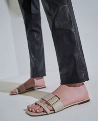 CHARLES & KEITH - Dép nữ quai ngang Buckle Slide