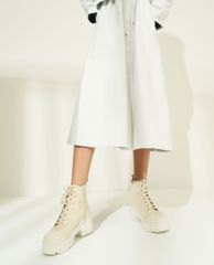 CHARLES & KEITH - Giày boots nữ thắt dây Lace Up Ankle