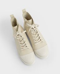 CHARLES & KEITH - Giày boots nữ thắt dây Lace Up Ankle