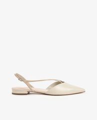 CHARLES & KEITH - Giày đế bệt mũi nhọn dây chéo Strappy Ballerina