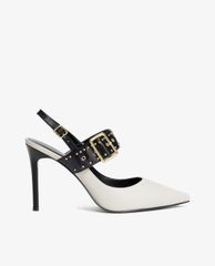 CHARLES & KEITH - Giày cao gót mũi nhọn đính hạt Studded