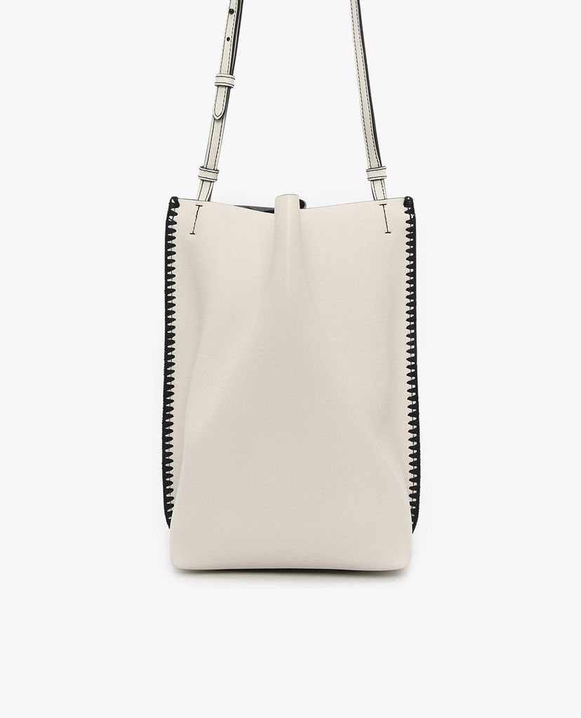 CHARLES & KEITH - Túi đeo vai nữ Whipstitch Trim Bucket