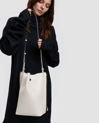CHARLES & KEITH - Túi đeo vai nữ Whipstitch Trim Bucket