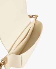 CHARLES & KEITH - Túi xách tay nữ Stitch Trim Saddle Bag
