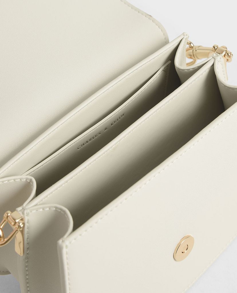 CHARLES & KEITH - Túi đeo chéo Reversible Front Flap
