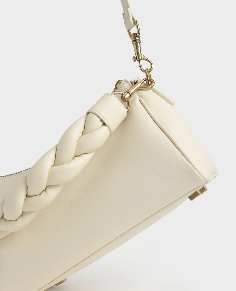 CHARLES & KEITH - Túi xách nữ Braided Handle