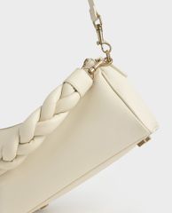 CHARLES & KEITH - Túi xách nữ Braided Handle
